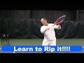 Tennis Instruction :Racquet Acceleration - Learn to Rip it!