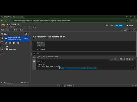 Python - OOP - Create your first class - Créer une première classe