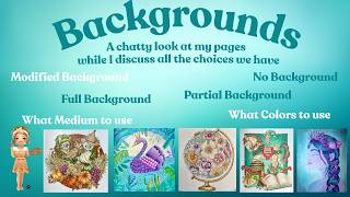 Backgrounds A very chatty look at backgrounds for adult coloring