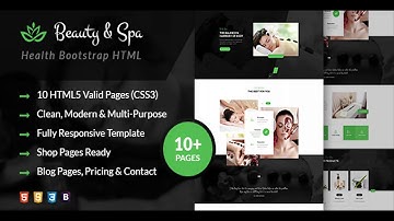 Beauty & Spa | Health Bootstrap HTML Template | Themeforest Website Templates and Themes