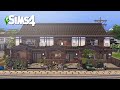 Japanese Tenement House | The Sims4 Stop Motion Build | NoCC |【シムズ４建築】
