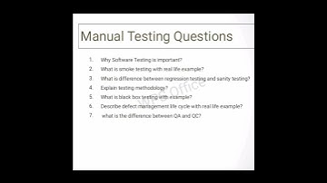 Interview Question For Fresher || Manual Testing Interview Question|| Interview Question ||Software
