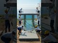 coastal glass villa build timelapse 🌊🏡 #shorts #archviz #architecture