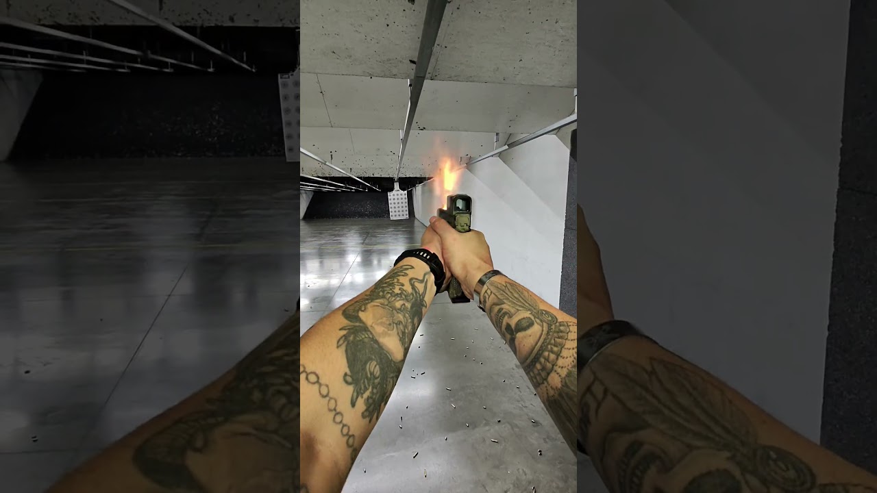 I ported my Glock myself #airsoft #train #viral #edc #glock