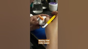 How to make Olaf cake topper from Frozen