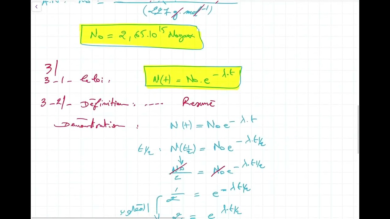 Exercices Le Décroissance radioactive-partie16
