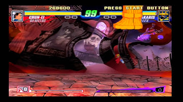 Capcom Fighting Jam (PS2)(2004) Arcade Mode Gameplay (HD)