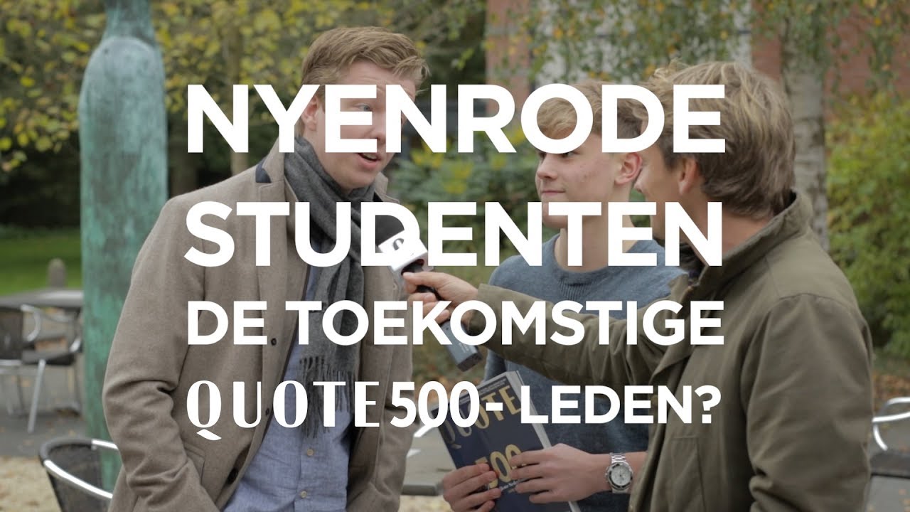 Quote op bezoek bij Nyenrode
