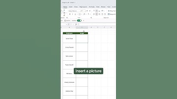 How to insert an image inside a cell. 🤯 #excel #tutorial