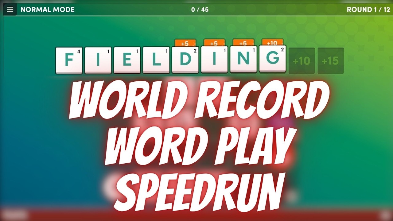 Word Play World Record Normal Speedrun