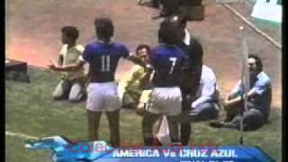 Cruz Azul 4 - América 1. Final 71-72 Cruz Azul Campeón