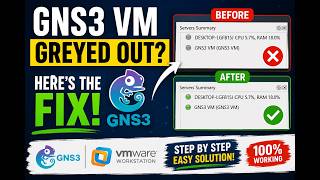How to Fix GNS3 VM Greyed Out in VMware | GNS3 VM Not Starting [Solved]