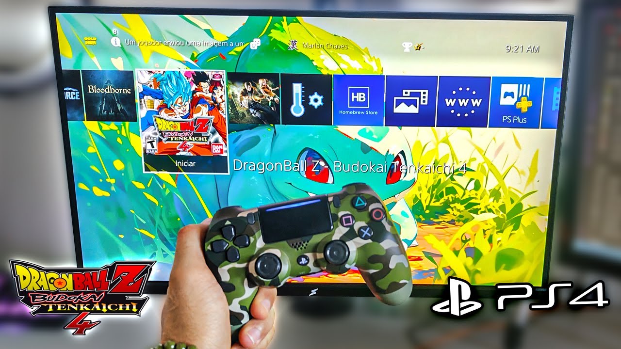 FINALMENTE TESTEI O TENKAICHI 4 DIRETO DO PS4 (ficou brabo)