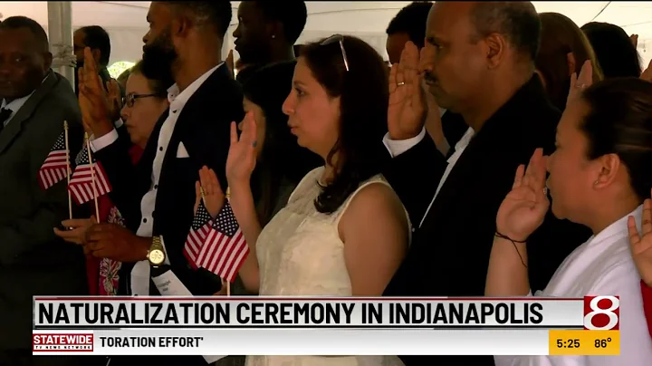 Naturalization ceremony in Indianapolis
