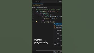 Double square pattern printing using python 😱😱. Python tutorial for beginners.#coding #python #short