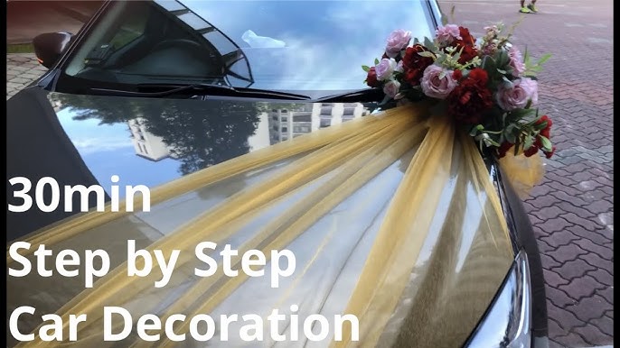 Wedding Decorations Car Wedding Car Decoration, Cardeco In 2019, Wedding  Car Decorations in