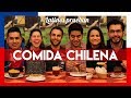 Latinos prueban comida chilena