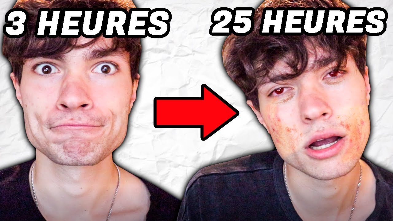 48H SANS DORMIR ET MANGER ! (expérience)