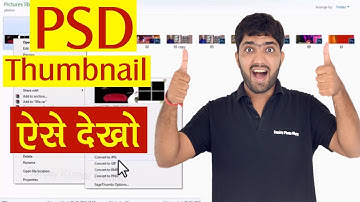 How to view psd as Thumbnail