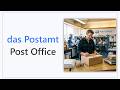 68 German Words for the Post Office | Intermediate German Vocabulary