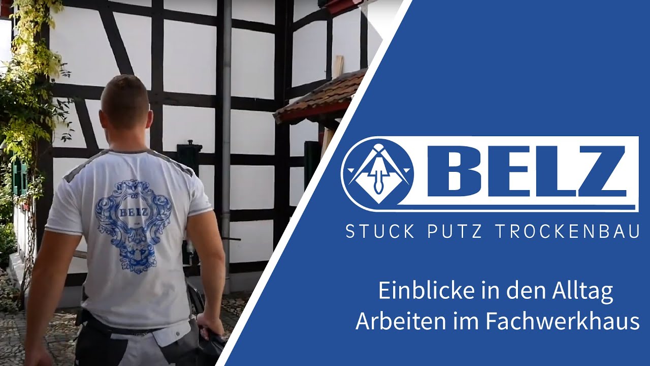 Stuck-Belz Einblicke in den Alltag der Stuckateure | Arbeiten im Fachwerkhaus | c2su