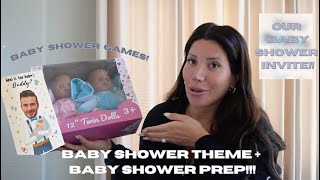 OUR BABY SHOWER THEME + PREPPING!! 🤍