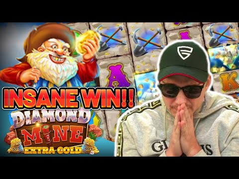 HUGE WIN!! DIAMOND MINE EXTRA GOLD BIG WIN - Casino game from CasinoDaddy