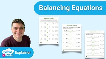 Practicing Balancing Equations, Addition and Subtraction for KS1
