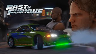 Brian saves Dom | The Fast and The Furious (2001). |GTA V 2022| screenshot 3