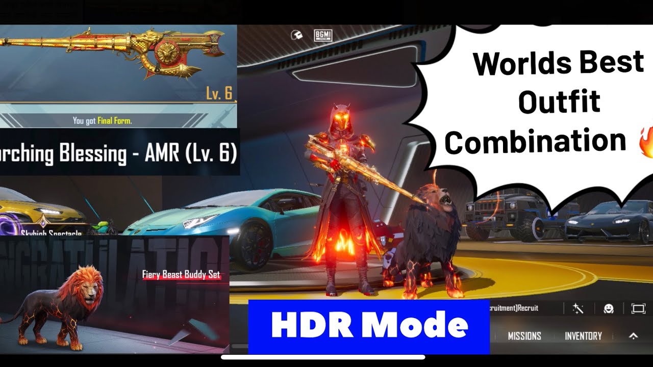 Flamewraith Set + Scroching BlessingAMR + Fiery Beast Buddy FULL HDR Quality | Best Combination ever