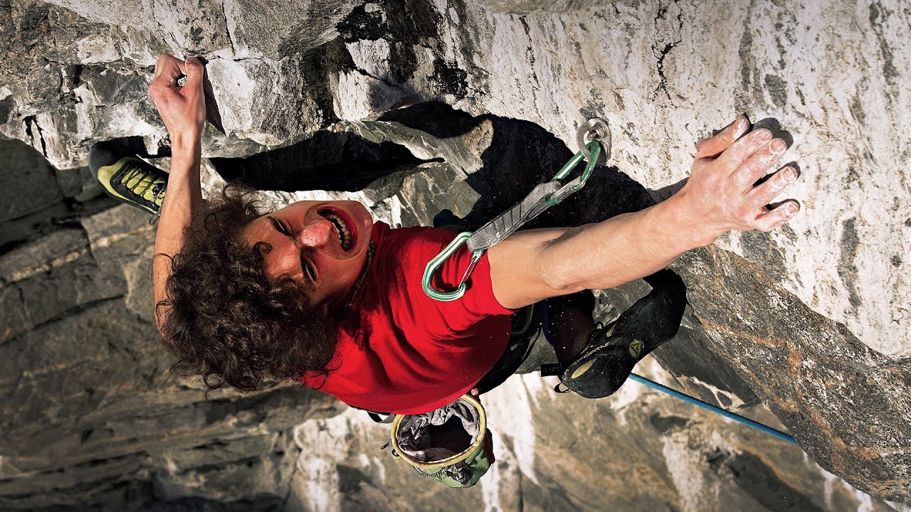 Adam Ondra climbing world's hardest route - Change 9b+ (2012) - YouTube