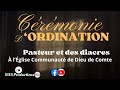 Crmonie dordination pasteur et des diacres  leglise communaut de dieu de comte