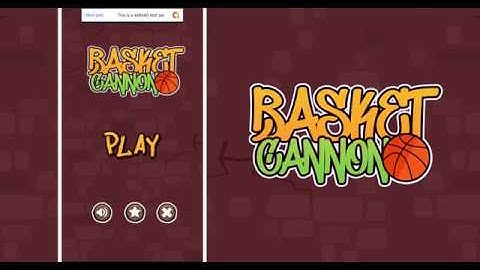 Cannon Basket Ball Game Unity
