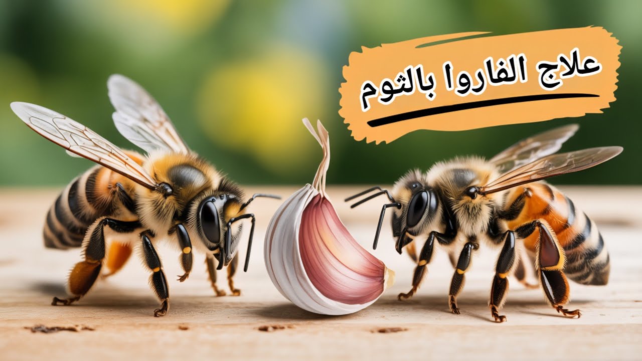 شرح طريقة علاج الفاروا في خلايا النحل بالثوم | الجزء 2