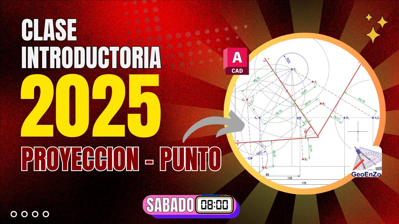 GEOMETRIA DESCRIPTIVA | INTRODUCCION VERANO 2025 #geometria #cursoonline #ingenieria #arquitectura