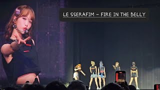 Le Sserafim  Fire In The Belly Encore flame Rises Jakarta 231003 fancam Hd