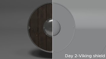 100 days-100 blender models! Day 2-Viking shield!