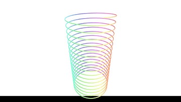 Circular Spiral of Processing (Generative Art Practice Video)