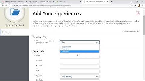 The Supporting Information Quadrant on Cal State Apply - MIST Program