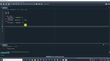 Python Programlama- 6- koşul yapıları kullanımı - if- elif- else