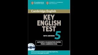 Listening A2 , KET 5, Test 2 , Part 5