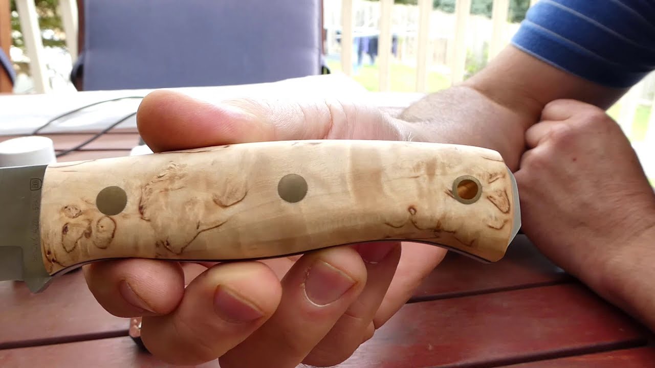 Joker Ember Bushcraft Knife Custom Handle Finish Tru Oil YouTube