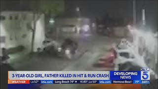 Hit-and-run driver sought in Long Beach crash that killed toddler, father