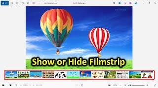 How to Show or Hide Filmstrip In Windows Photos App screenshot 1