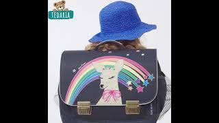 Schultasche Classic Midi Rainbow Deer Jeune Premie