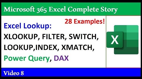 All Important Excel Lookup Formulas: Excel Worksheet, Power Query & DAX – 28 Examples! - 365 MECS 08