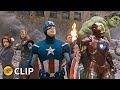 Avengers assemble  avengers vs chitauri army part 2  the avengers 2012 movie clip 4k