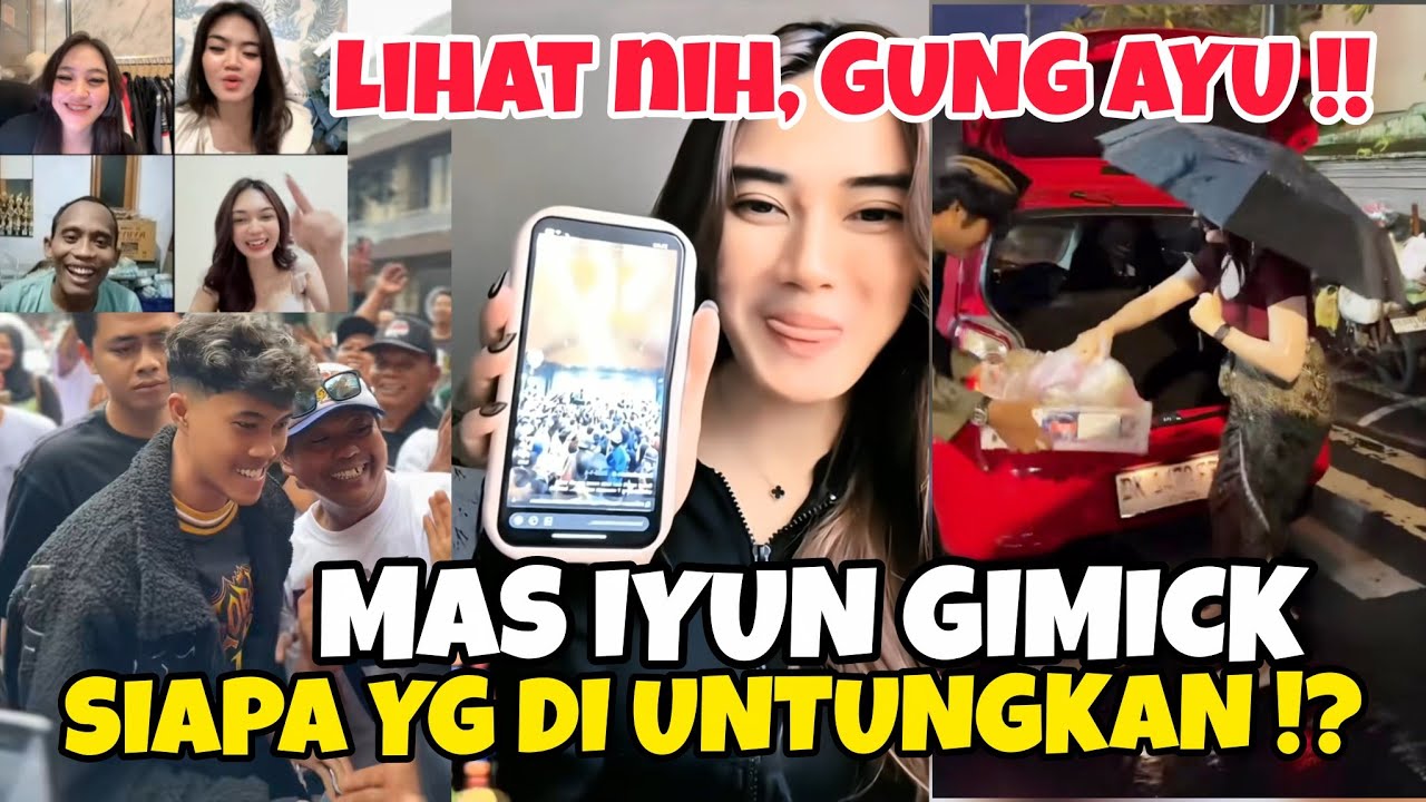 MAS IYUN GIMICK!? SIAPA YANG UNTUNG !? COBA LIHAT GUNG AYU !!