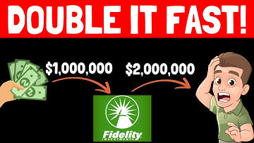How Fast Can $1,000,000 Double with Fidelity Index Funds?