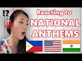Japanese Reacts To National Anthems // USA + Philippines + India